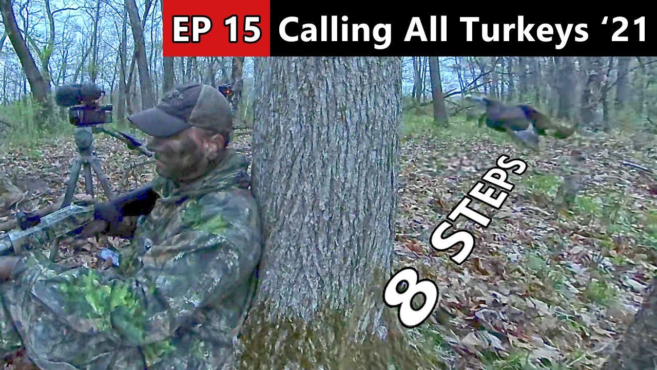 MOST INTENSE HUNT EVER! Drumming & Gobbling AT 8 STEPS!!! - Public Land Turkey Hunting