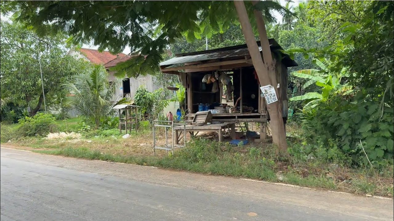 Local Village Street Foods in Kampong Cham Province, Cambodia