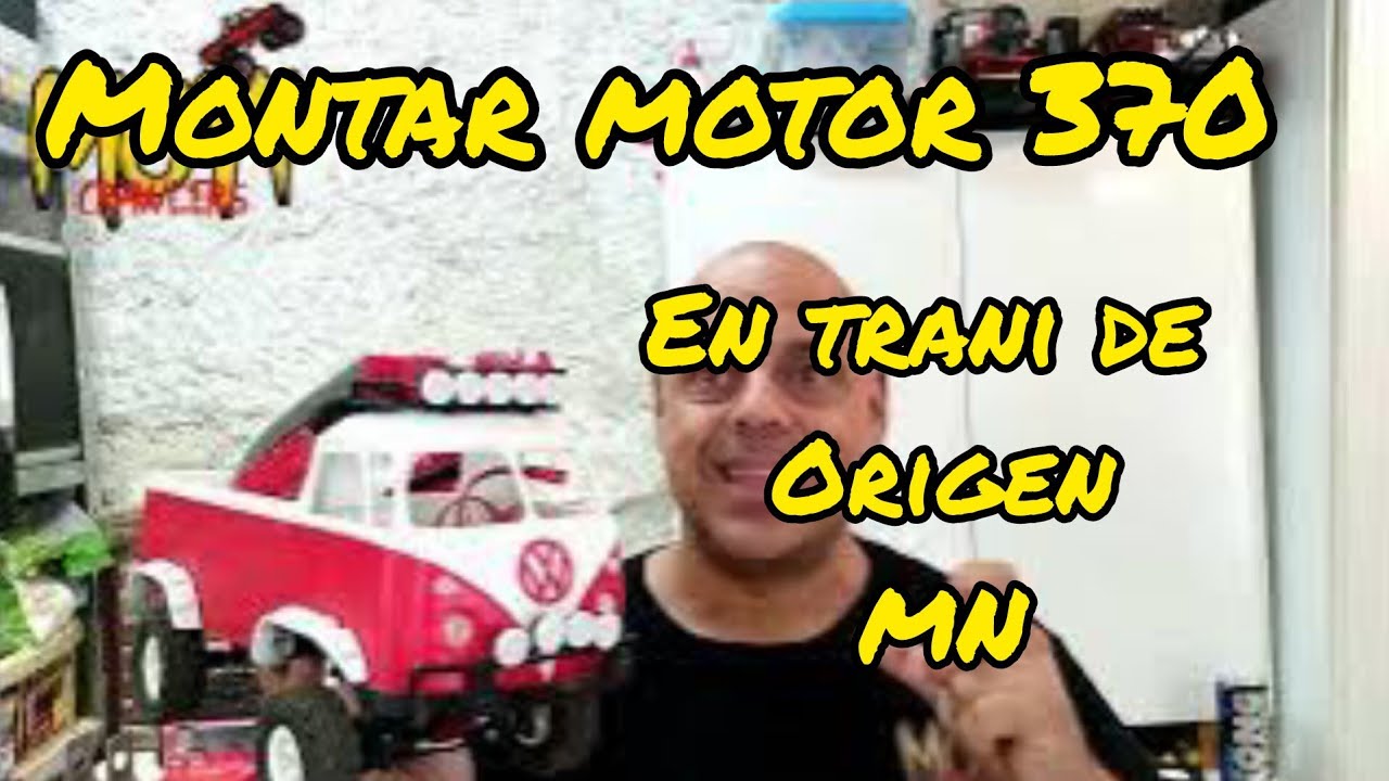 WPL, Montar motor 370 black en caja de MN