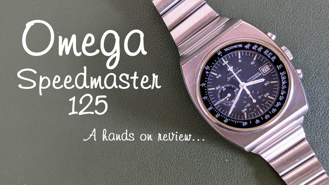 Omega Speedmaster 125 1970s vintage automatic chronograph chronometer - hands on review