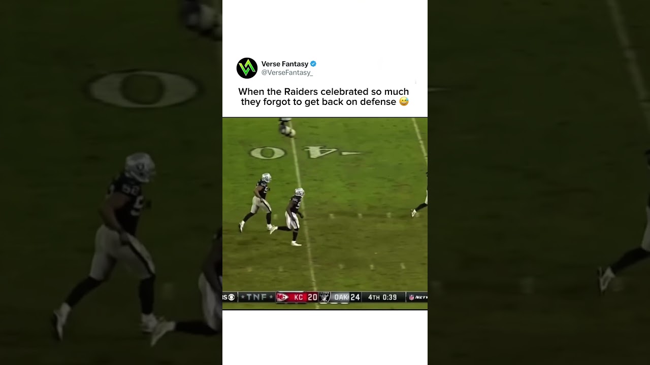 When Raiders Forgot They Were Playing Defense