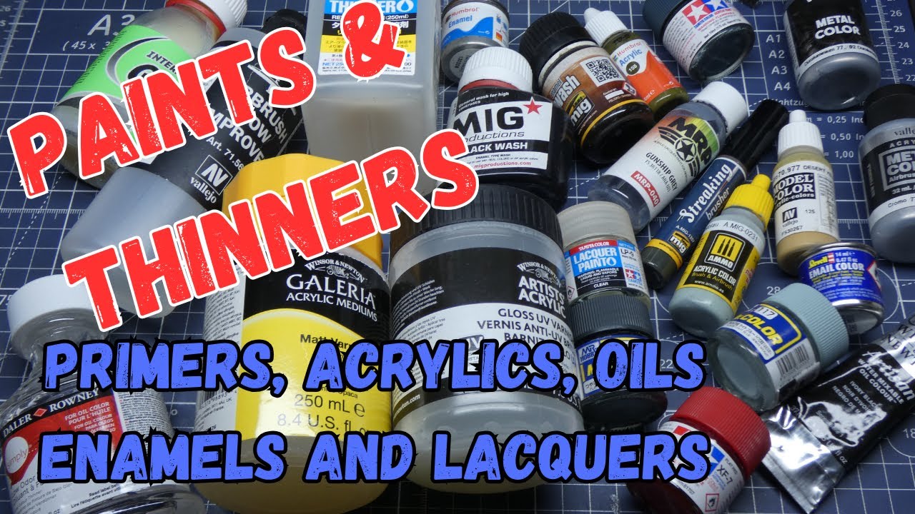 model kits paints and thinners best and worst from brush to airbrush and which to use