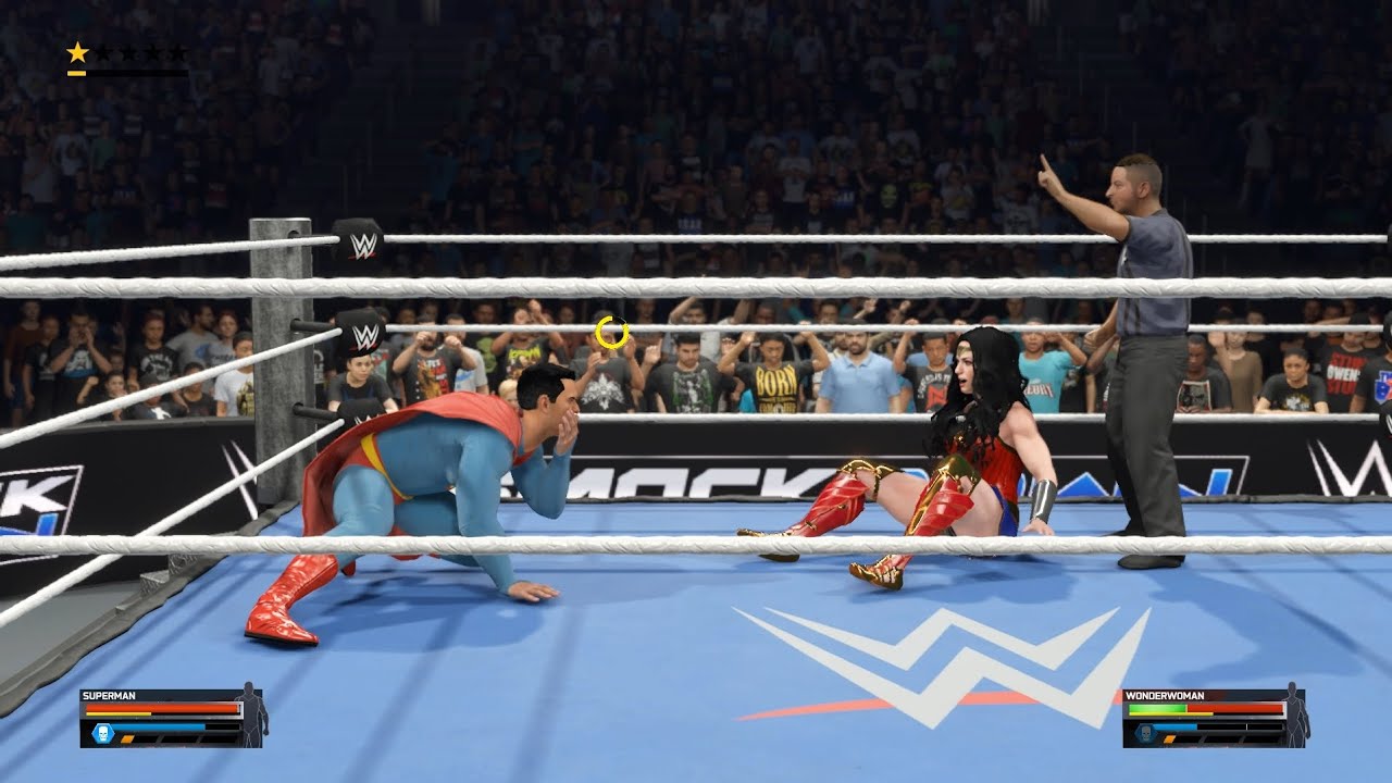 Superman vs Wonderwoman Full Fight! WWE2K25 