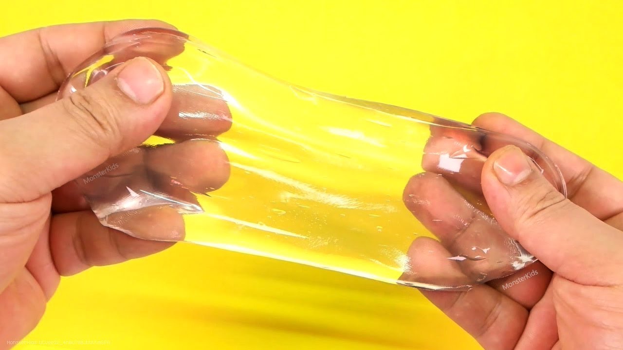 How to Make Instant Clear Slime ! Contact Lens Solution Slime | Satisfying Video