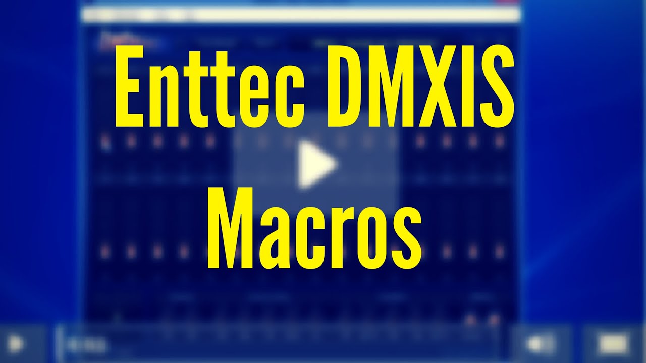 Обучение ENTTEC DMXIS: Макросы (Видео 5)