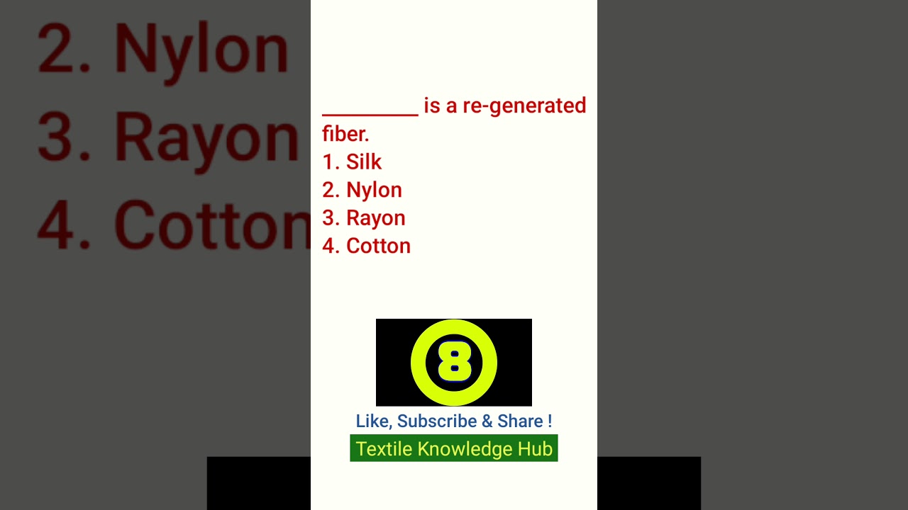 Textile MCQ - 0002