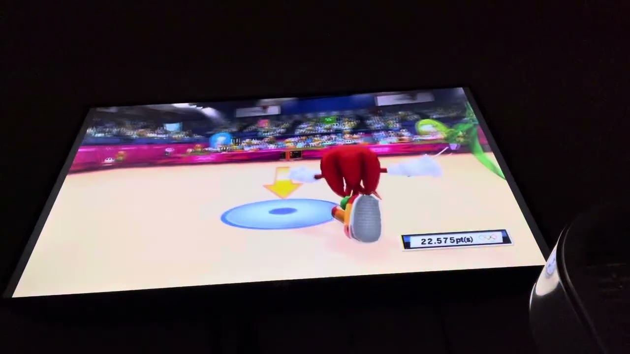 Mario & Sonic at the London 2012 Olympic Games - Knuckles in Rhythmic Ribbon