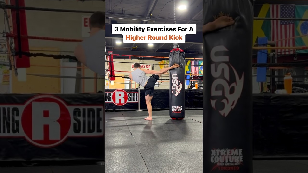 Hip mobility exercises for HIGHER  KICKS #muaythai #martialarts  #hipmobility #flexibility