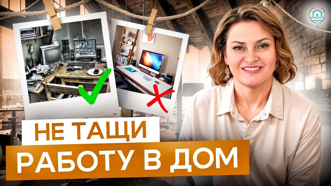 Вы работаете НЕПРАВИЛЬНО🔴Как организовать рабочее место дома?