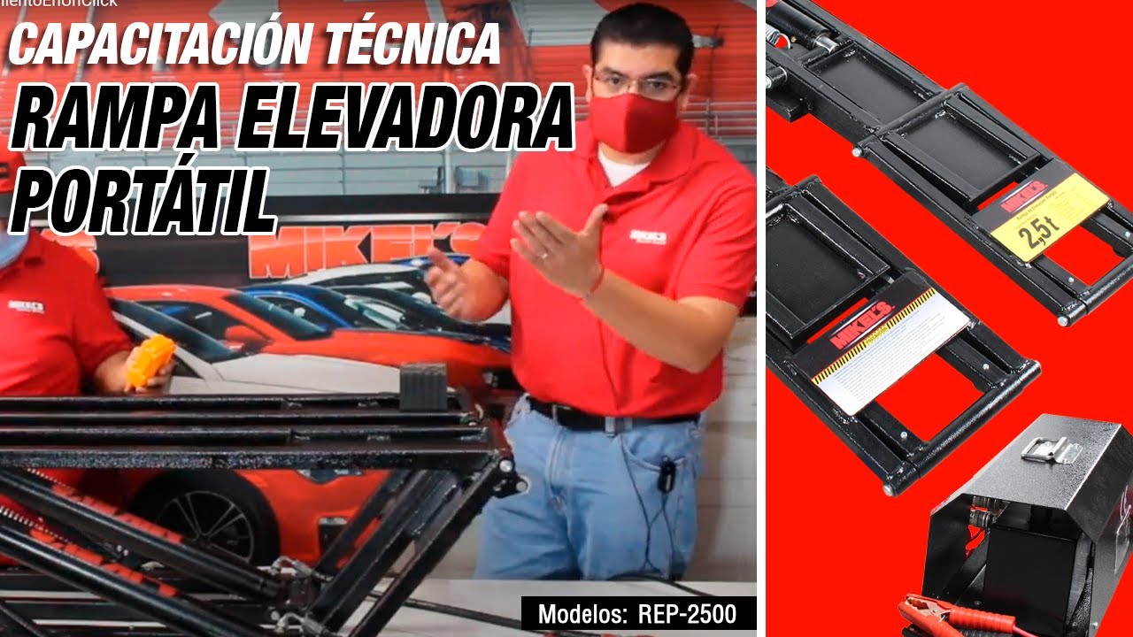 Capacitación Rampa Elevadora Portátil 2500 kg #MantenimientoEnUnClick
