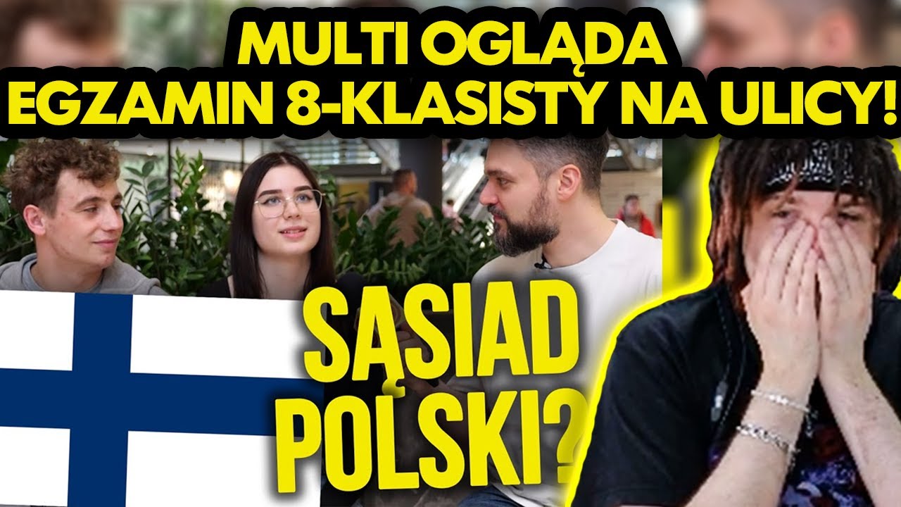 MULTI ogląda EGZAMIN 8-KLASISTY NA ULICY!