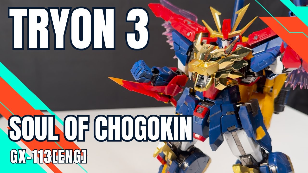 Review Gundam Tryon 3, Soul of Chogokin GX-113 from Bandai[ENG]