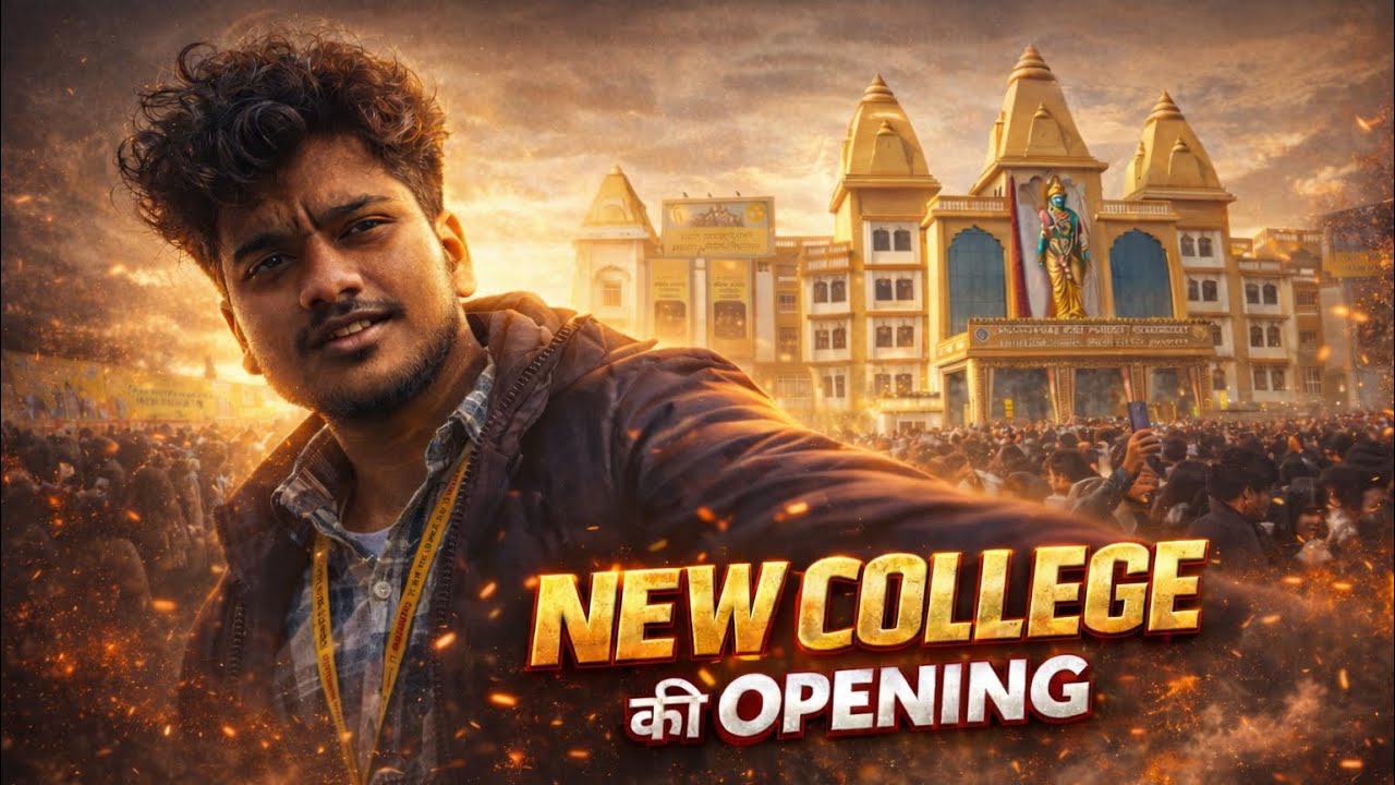 New College Grand Opening | First Day Campus Experience | College Opening Vlog