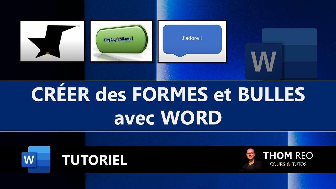 Créer une FORME AUTOMATIQUE dans WORD et la PERSONNALISER (Tutoriel simple)