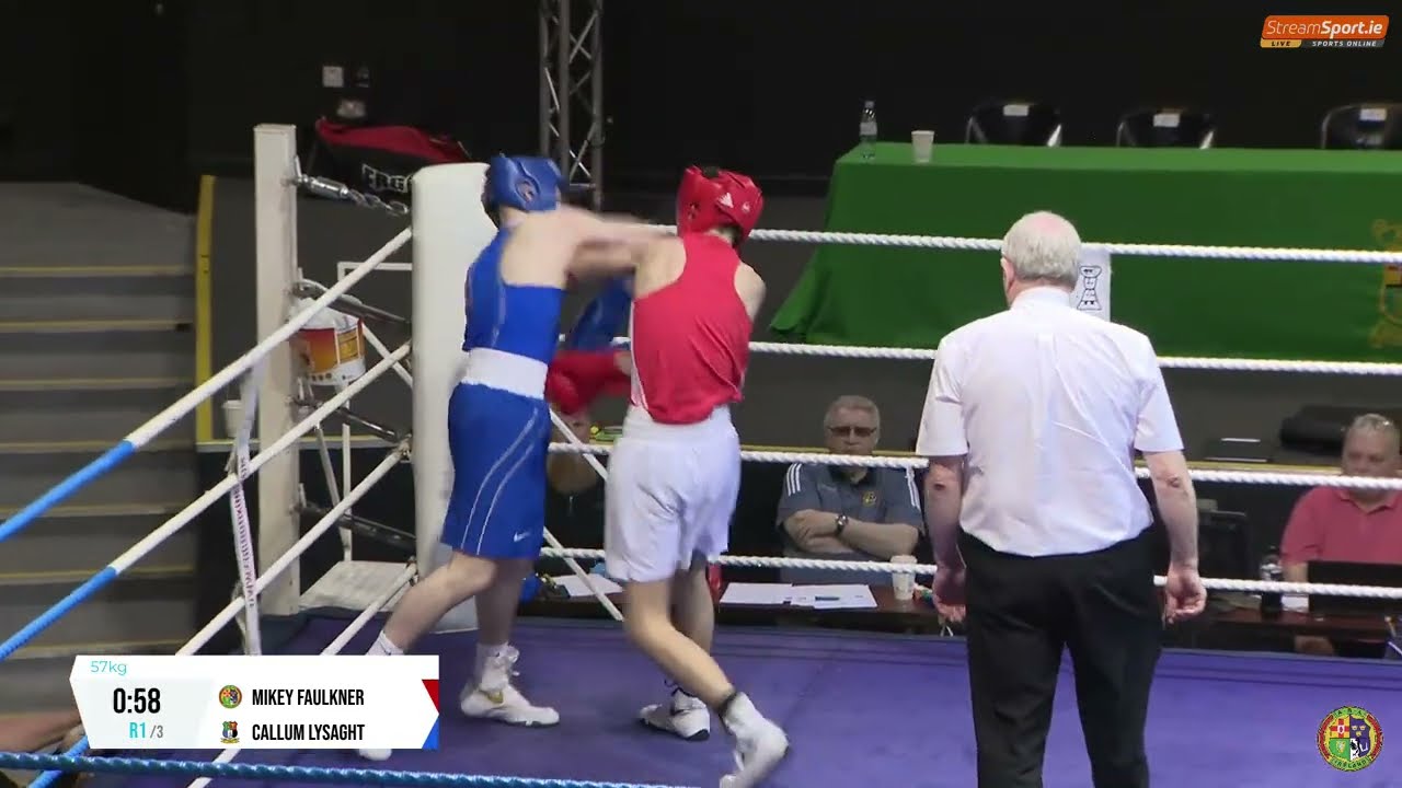 2024 National Senior Cadet C'ship: 57kg Mikey Faulkner (St Munchins) v Callum Lysaght (Riverstown)