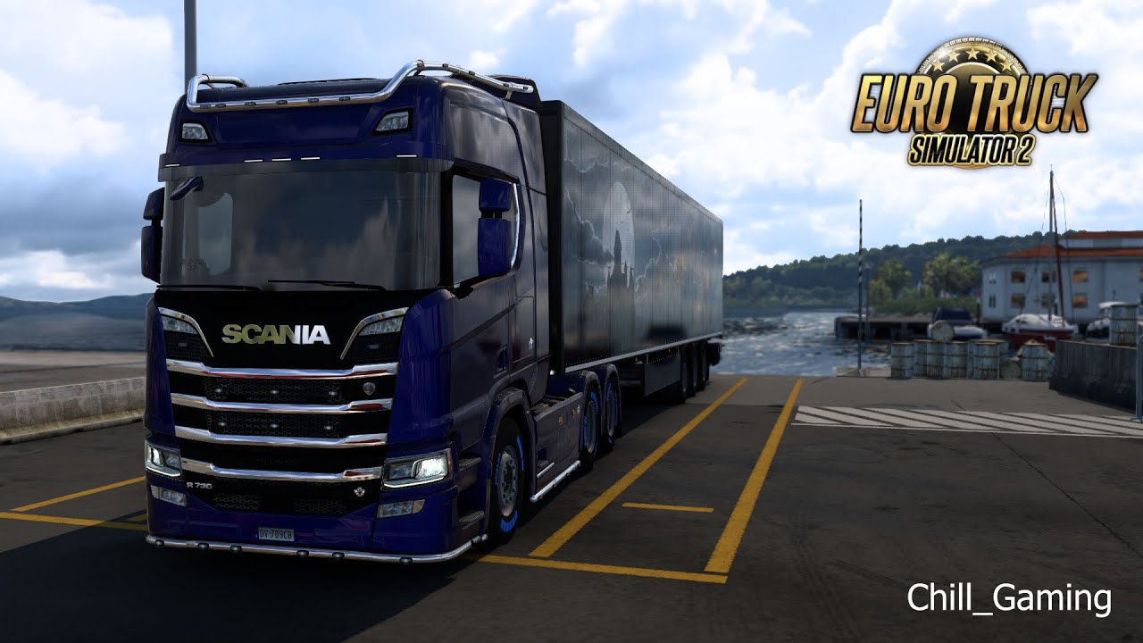 ETS2 Halloween treats cargo delivery to Keln
