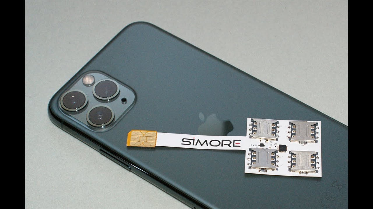 Multi SIM for iPhone 11 Pro -  4 SIM adapter SIMore Speed X-Four 11 Pro
