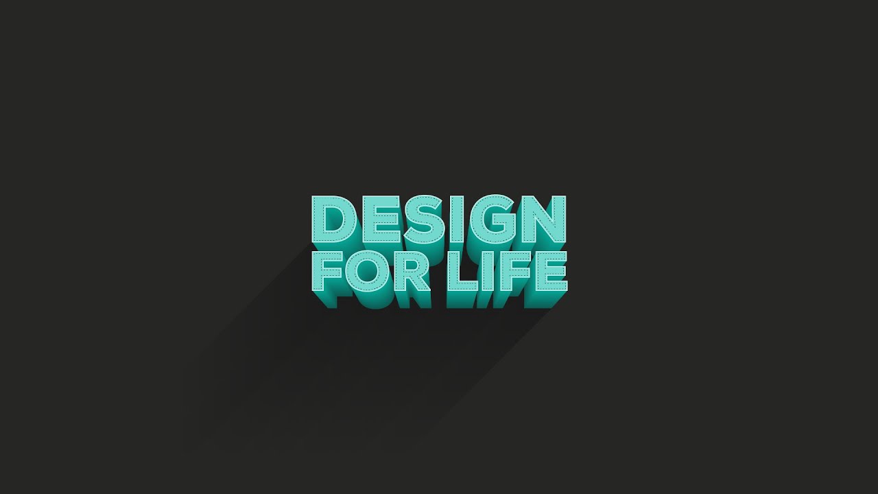 EFEITO DE TEXTO 3D NO ILLUSTRATOR