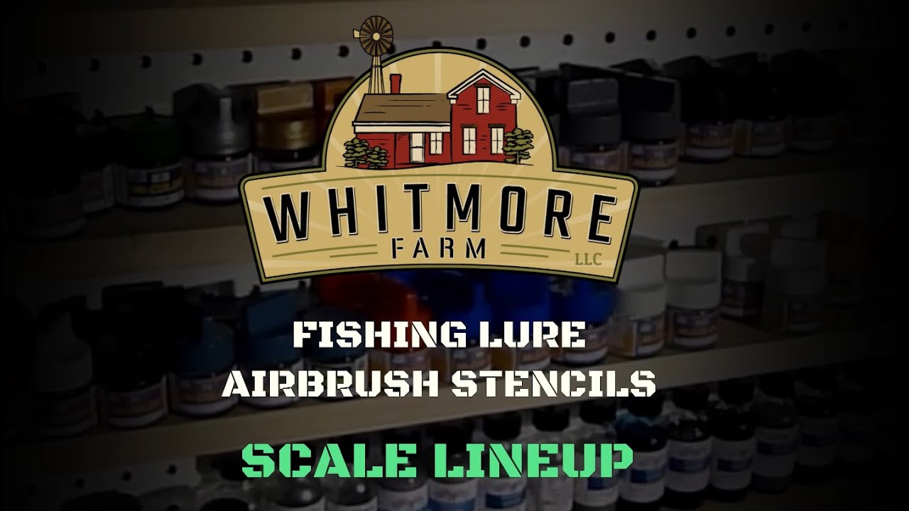 Scale Fishing Lure Airbrush Stencils for 2024 - Whitmore Farm LLC
