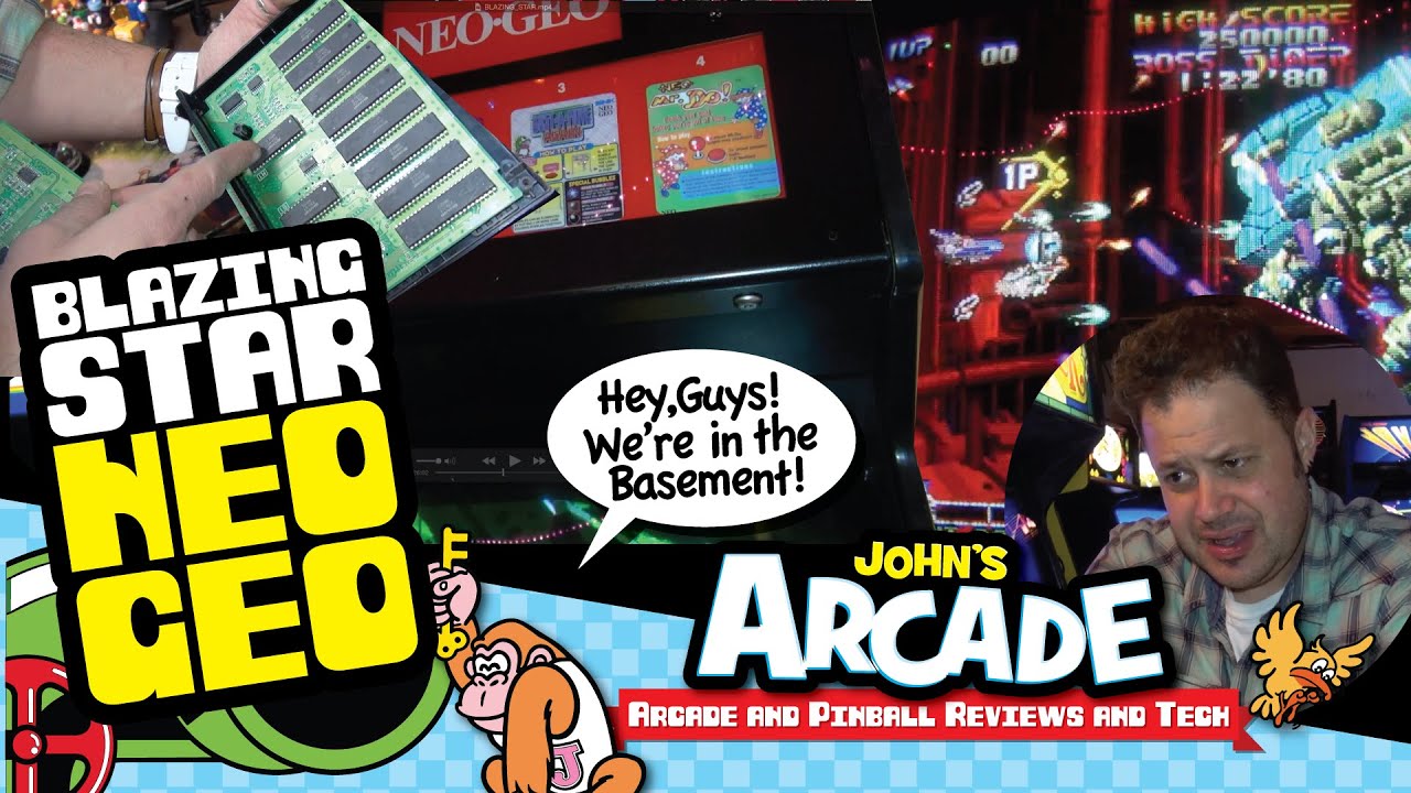 Blazing Star Gameplay Review - NEO GEO MVS - How to tell if it's a bootleg cart