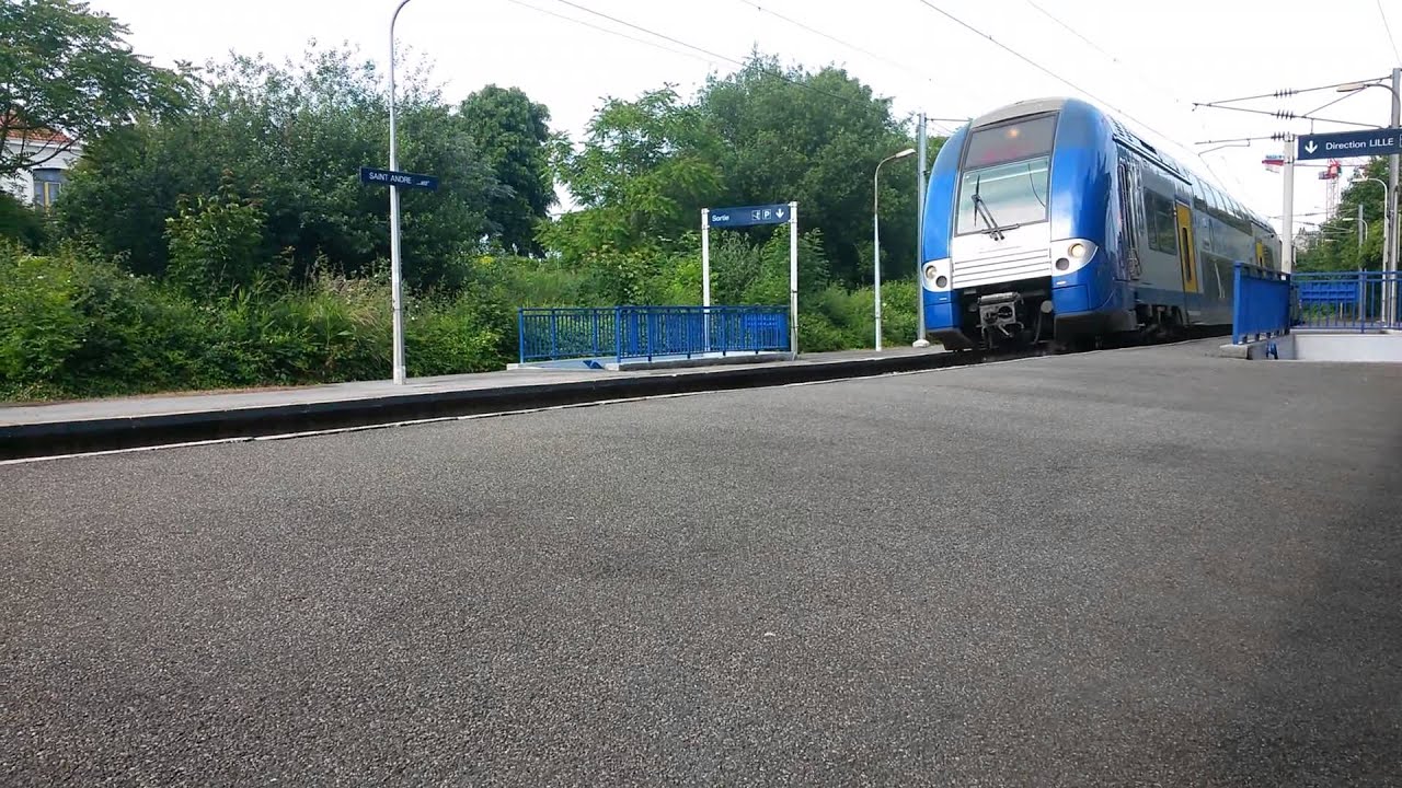 TER 2N NG (Z 24500) arret en gare de Saint-Andr&eacute; (Nord)