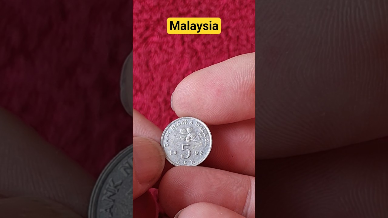 Malaysia, 1992, 5 Sen. World Coin Collection Short #coins #oldcoin #coincollecting #history