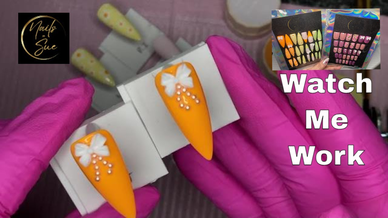 Making Press Ons Nails For Selling On Etsy | Transfer Foil | Varnail Gels