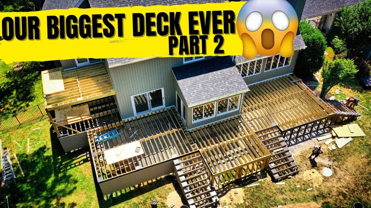 DECK FRAMING - Balcony Deck and Planing Joists