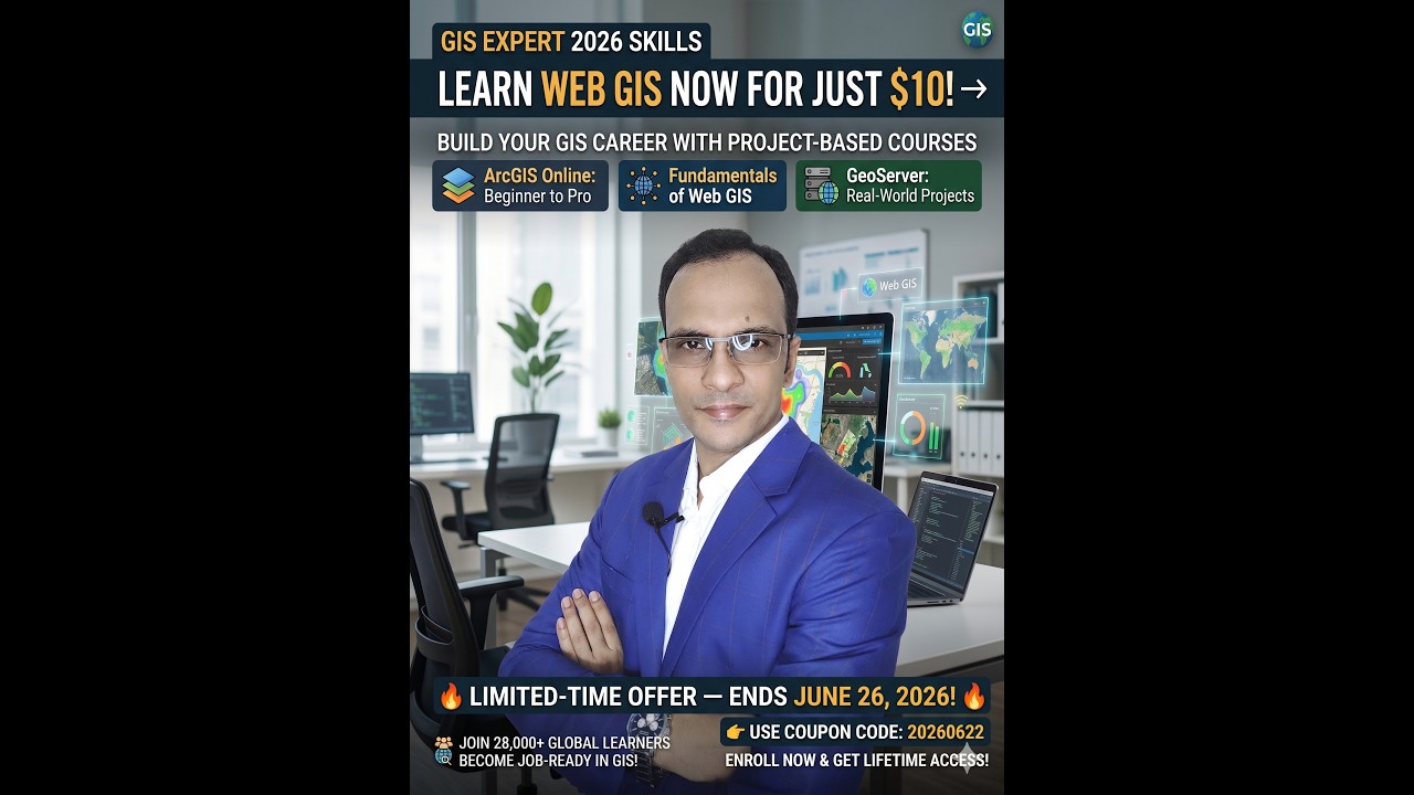 🔥 GIS Expert 2026 skill: Learn Web GIS now for $10! June 2026