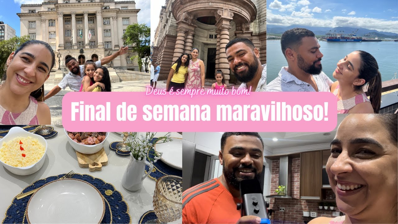 O varão me surpreendeu| Passeio maravilhoso| Conhecemos o trabalho dele| Sábado e domingo abençoado!