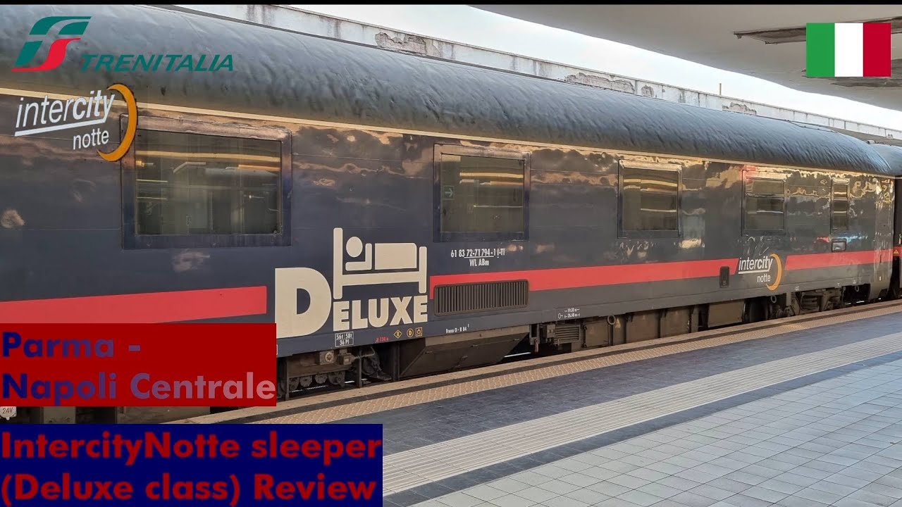 Overnight trip with INTERCITYNOTTE Sleeper (DELUXE) between Parma and Naples | Train Review