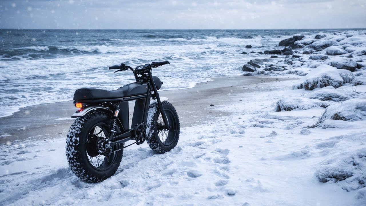 January Ride @ Electric Bike Winter Baltic Sea Pirita Beach ❄️ Eesti Talv