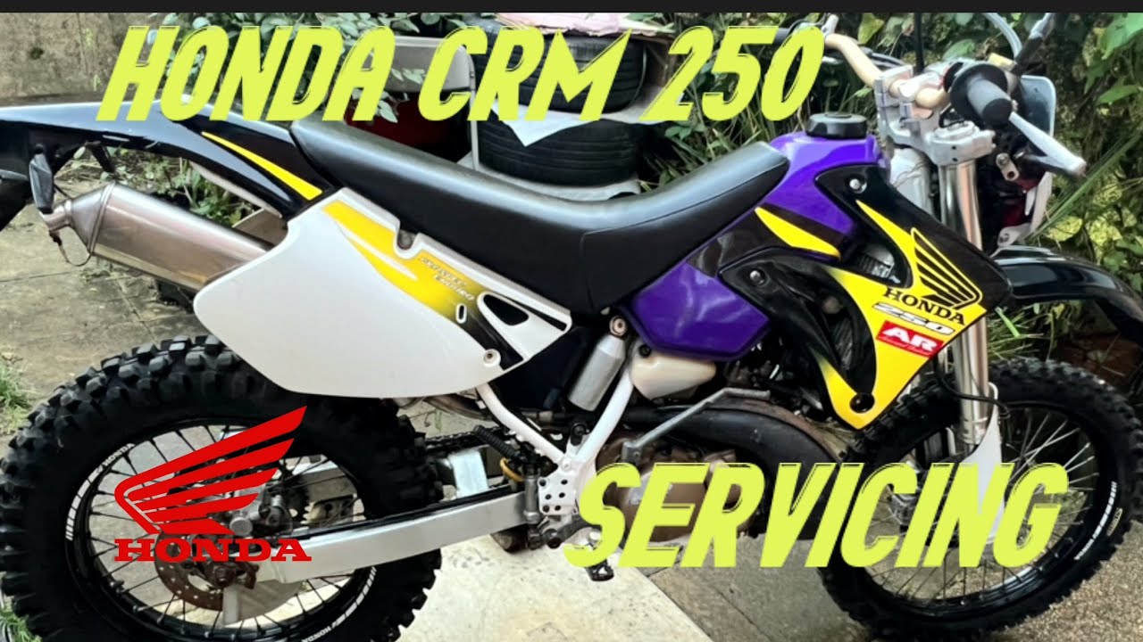 part 2 1994 Honda CRM 250 2 stroke gets a full service DIY