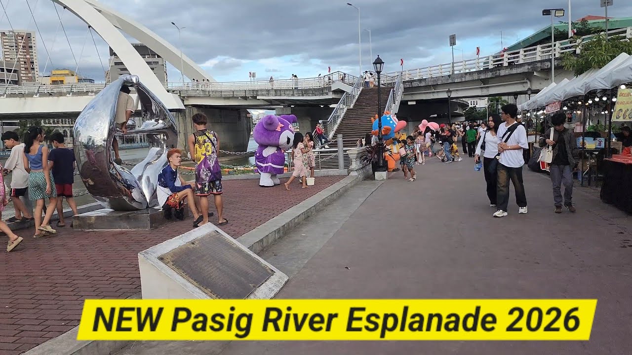 ​NEW Pasig River Esplanade 2026: Fort Santiago to Arroceros Forest Park (Full Walk)