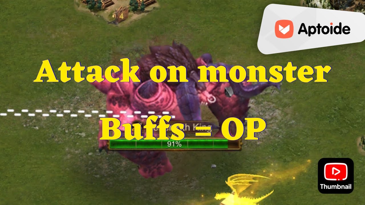 Evony's Monster attack buffs vs PVP