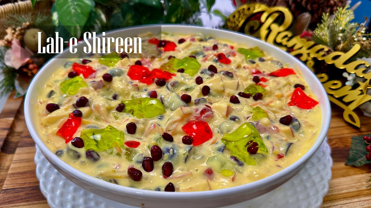 Lab-e-Shireen || Eid Special Dessert || Mango flavored creamy custard dessert Recipe - RKC