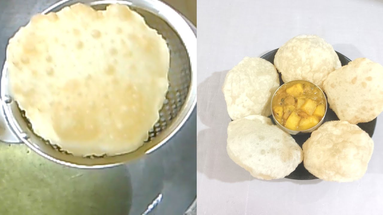টিপস সহ  ফুলকো লুচি । এইভাবে বানালে লুচি অবশ্যই ফুলকো হবে। Fulko luchi.
