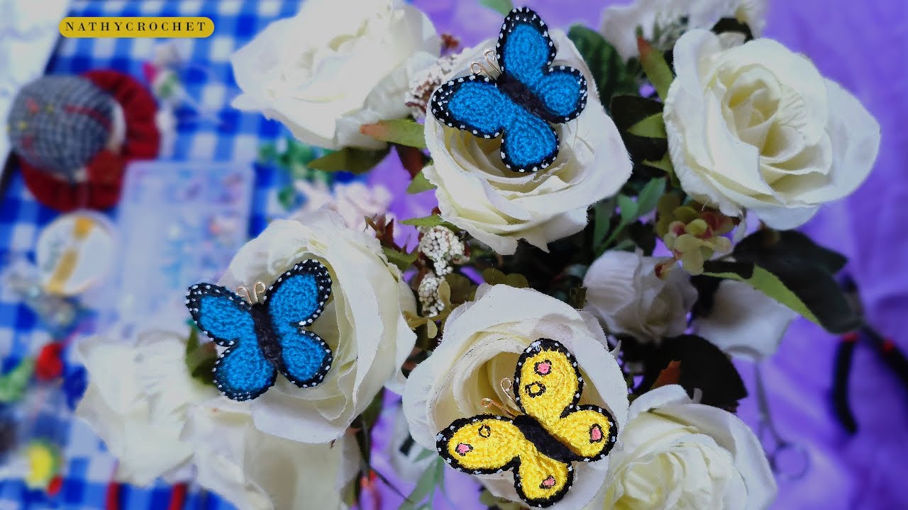 Mini Mariposas a Crochet | Lindas y Super Fáciles. Parte 1.