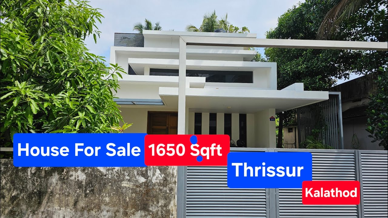 House For Sale Thrissur Kalathod, 1650 Sqft, 6.20 Cent 9388890009, 9349006003