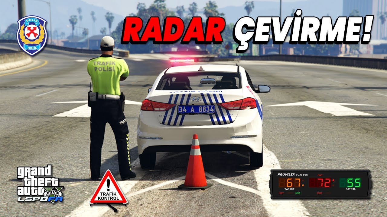 RADAR HIZ KONTROL - GTA 5 TRAFİK POLİSİ MODU