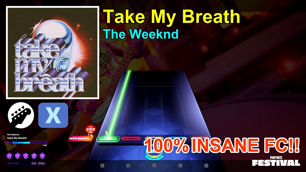 Take My Breath Expert Bass 100% FC - Fortnite Festival