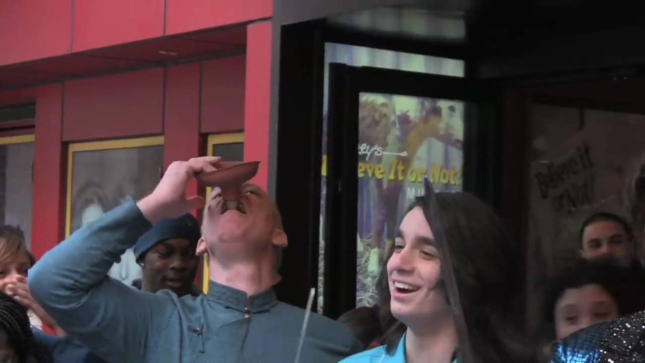 Sword Swallowers Day in NYC