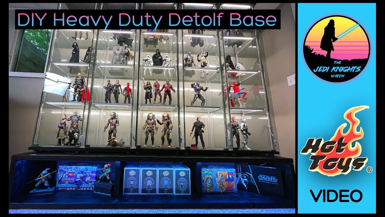 Самодельная подставка Detolf | Сборка прочной витрины Hot Toys