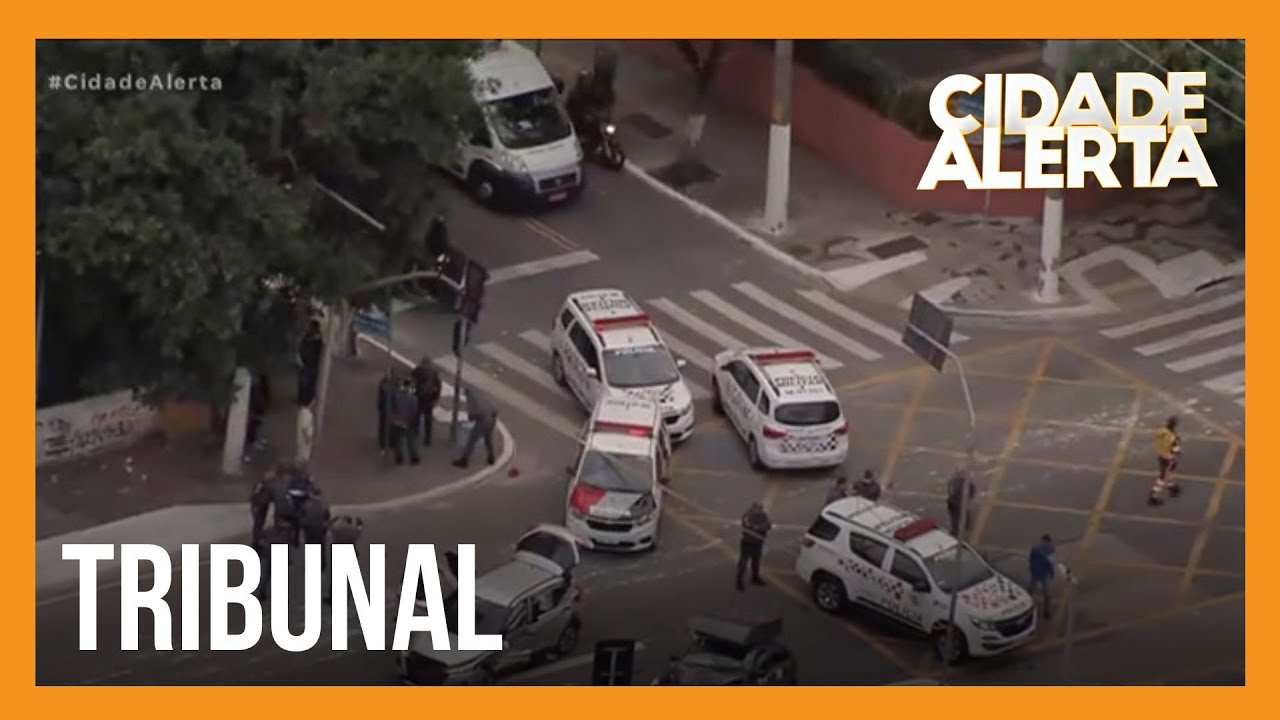 Casal é sequestrado e consegue fugir do tribunal do crime no centro de SP
