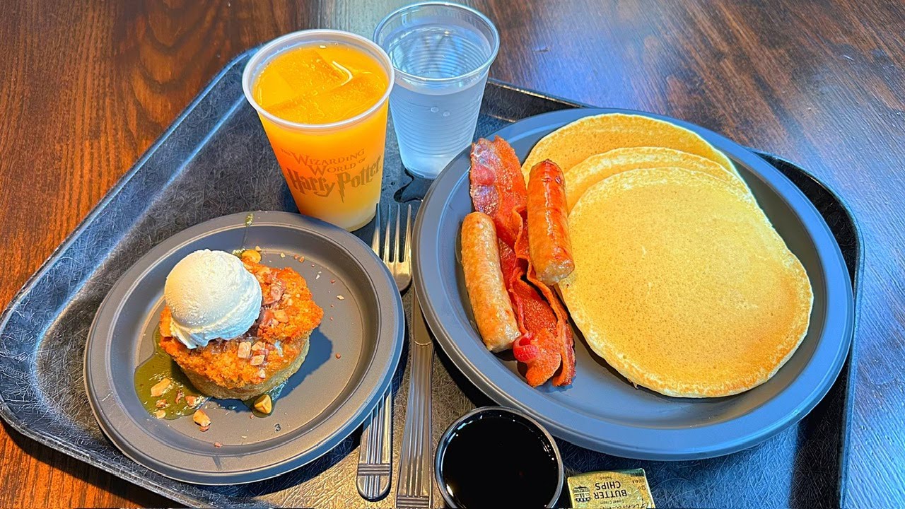 [2024] 4K Breakfast Experience At Three Broomsticks - Universal Studios Hollywood