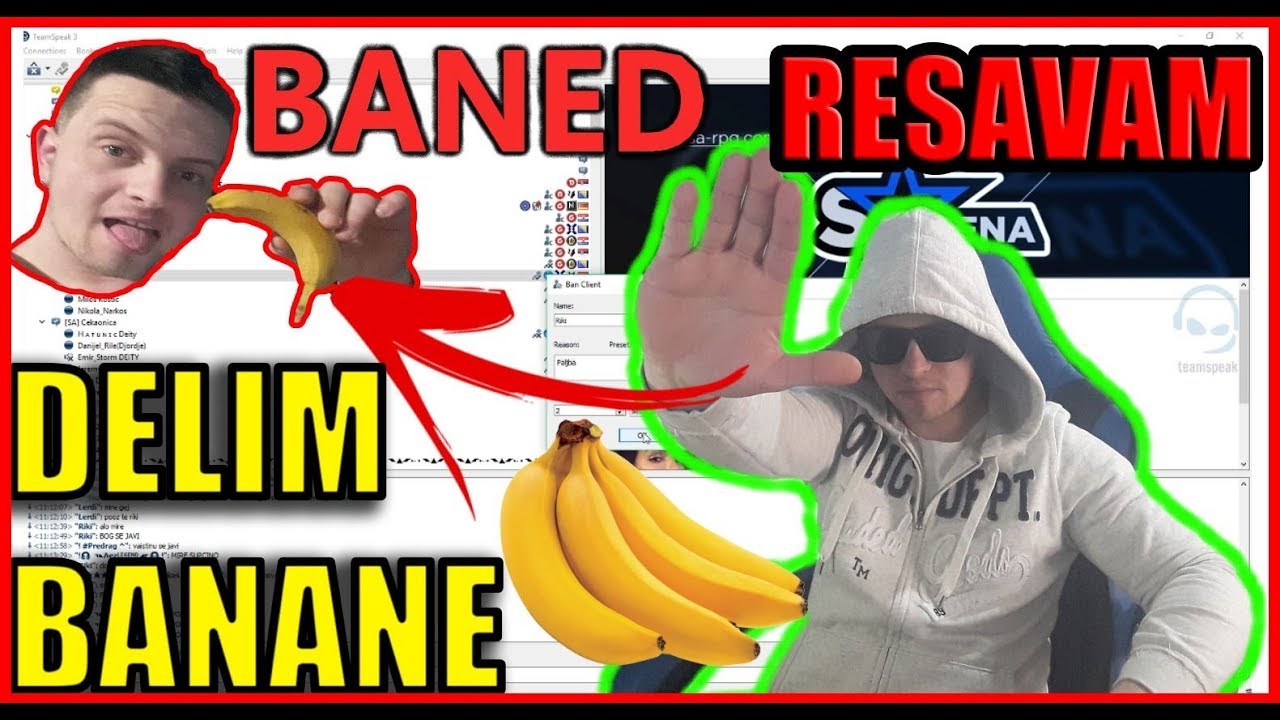 PADAJU BANOVI ZA BEZOBRAZLUK | RESAVAM IGRACE NA TeamSpeak-u v2