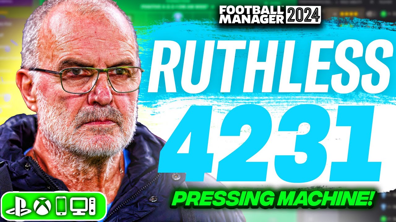 Тактика Бьелсы RUTHLESS 4231 FM24! (4+ гола!) | Лучшая тактика FM24!