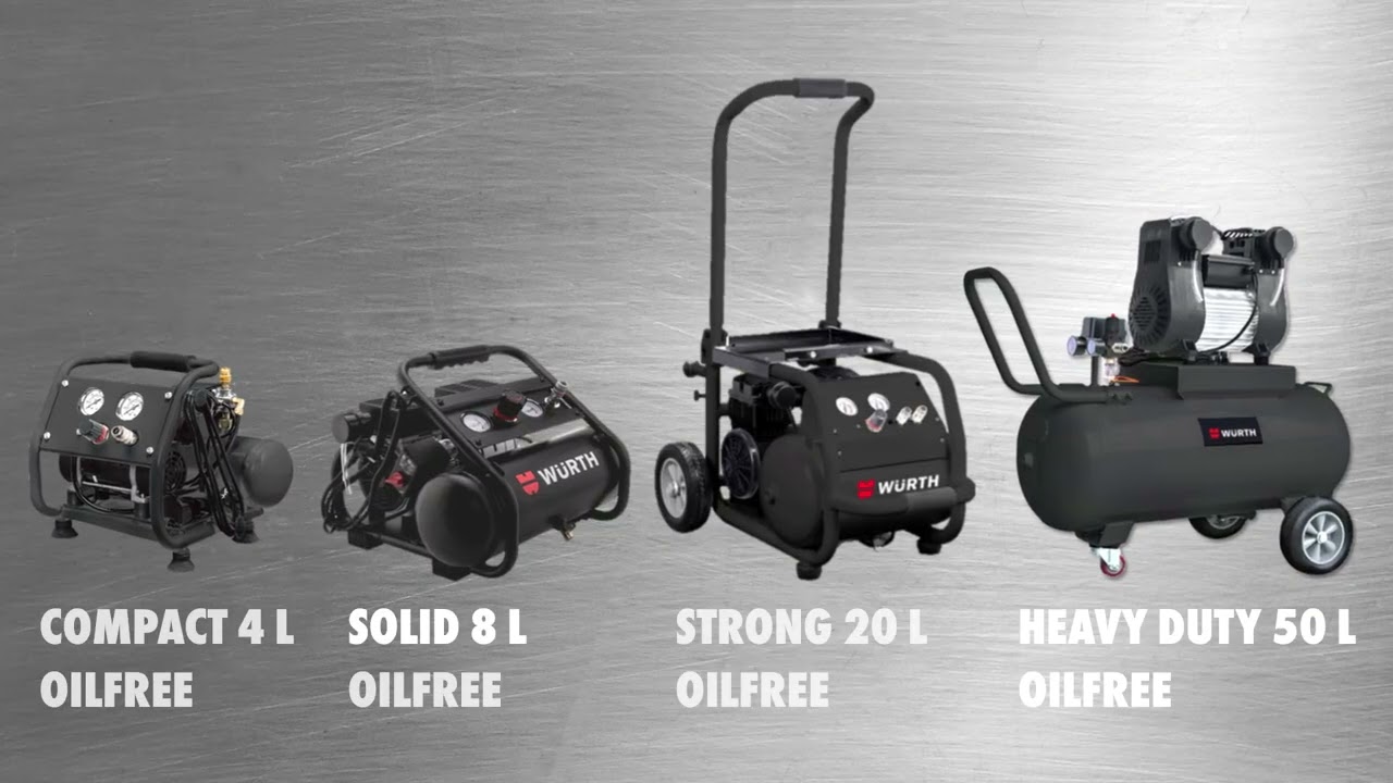 W&uuml;rth | Air Compressors Range