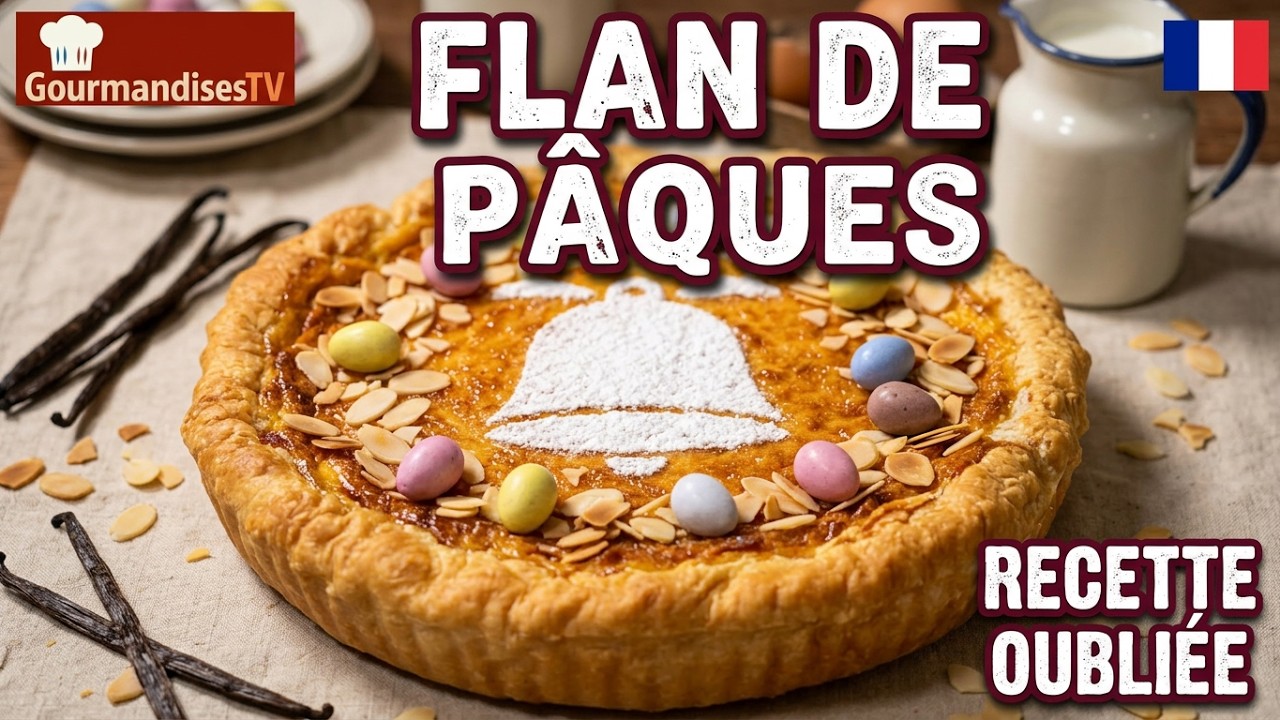 Mon FLAN DE PÂQUES au riz - Un retour aux années 60/70, une recette oubliée sur Gourmandises TV