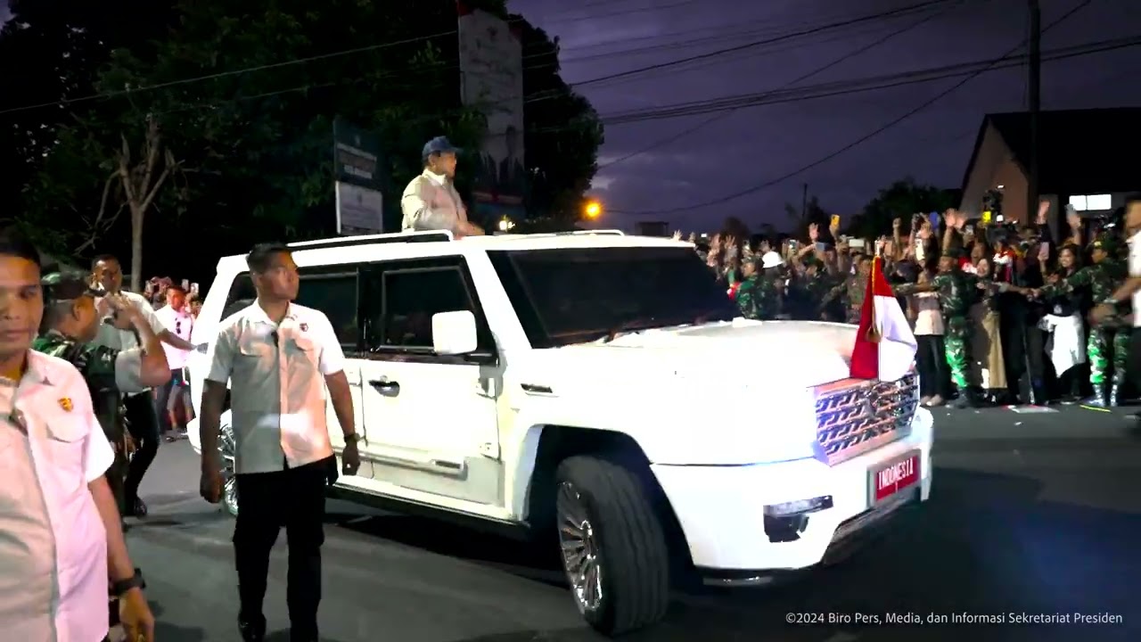 Presiden Prabowo Tiba di Akmil Magelang, 24 Okt 2024